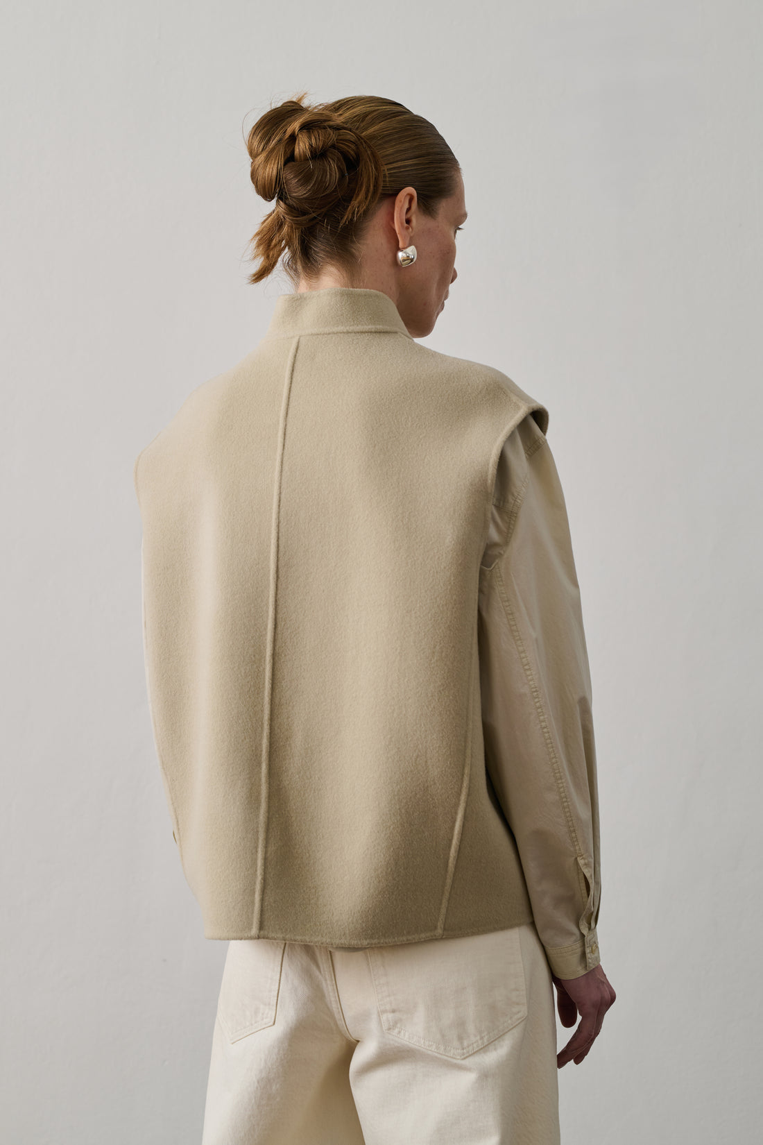Veste Adeline - Craie - Laine - Femme