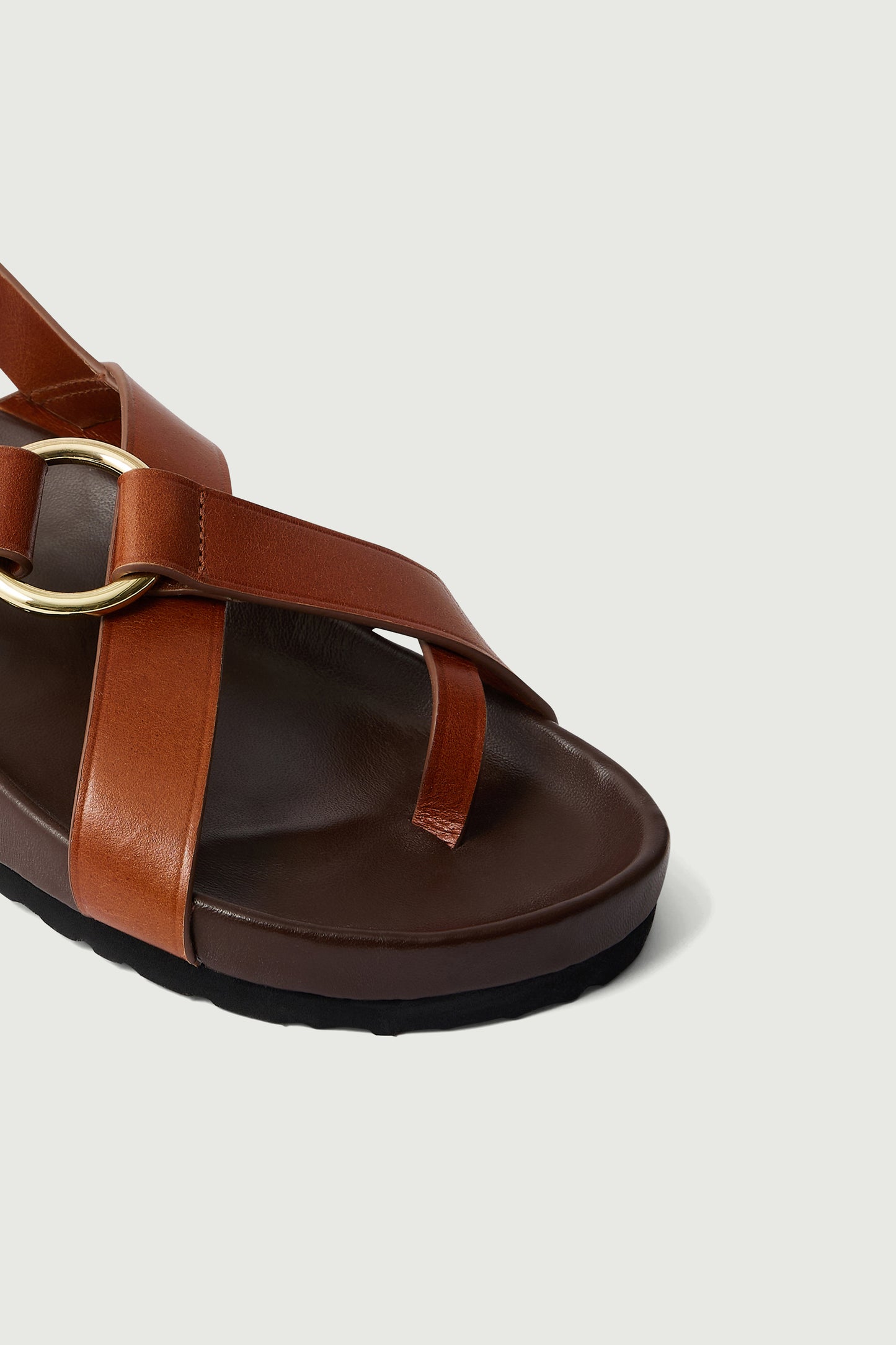 Sandales Mexico - Cognac - Cuir - Femme