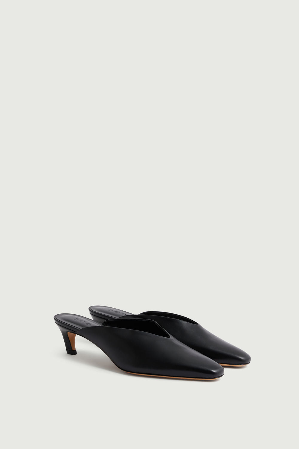 Mules Amalie - Noir - Cuir - Femme vue 4