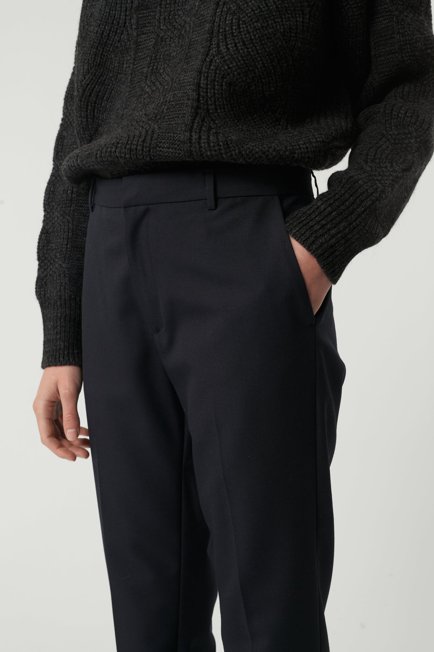 ADELE NAVY TROUSERS