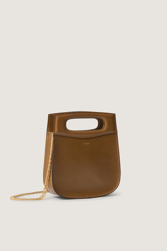 Sac Cheri Mini - Bronze - Cuir - Femme